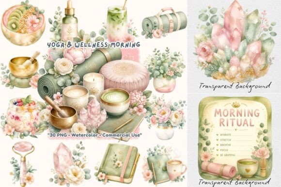 Download Coquette Yoga Wellness Morning Clipart - Wellness Collection