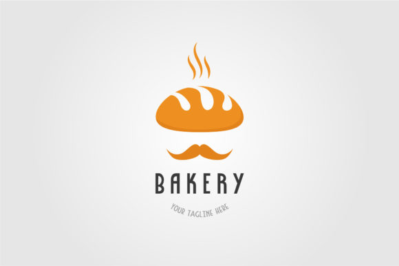 Download Mister Bakery Mustache Logo Design - Baker Collection