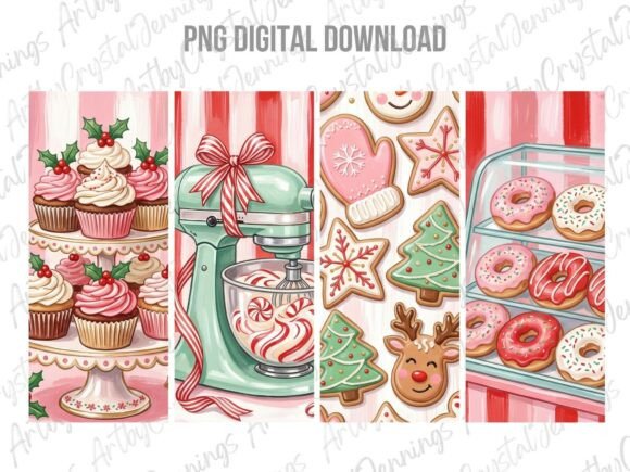 Download Christmas Holiday Bakery Sweets PNG - Baker Collection