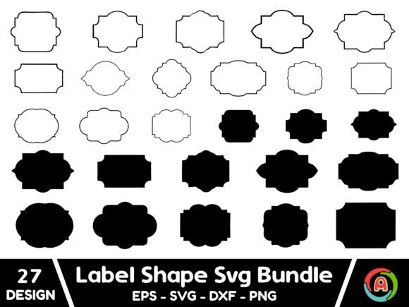 Download Label Shape Svg Bundle, Label - Label Collection